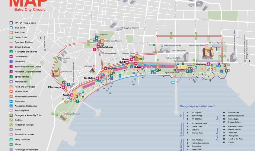 BAKÜ F1 GRAND PRIX AJET HY ILE 23 EYLÜL (AzNeft Grandstand Tribünü)